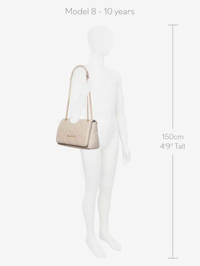 Valentino Girls Ocarina Crossbody Bag In Beige