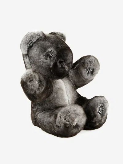 Philipp Plein Unisex Teddy Bear One Size Grey By Childsplay Clothing In Grey