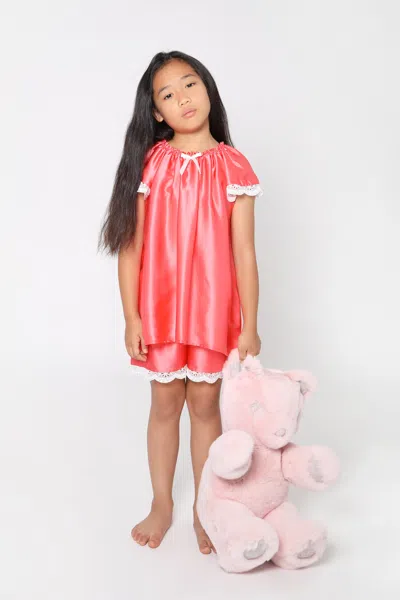 Philipp Plein Girls Teddy Bear One Size Pink By Childsplay Clothing In Pink