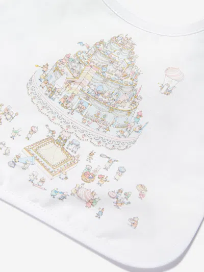 Atelier Choux Baby Satin Le Gateau Bib In Multicoloured