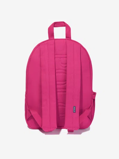 Polo Ralph Lauren Girls Canvas School Backpack With Card Holder In Pink