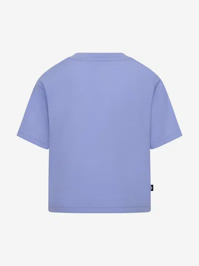 Converse Girls Chuck Patch Boxy T-shirt In Blue