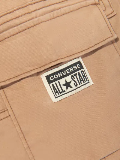 Converse Boys Lifestyle Woven Cargo Joggers In Brown