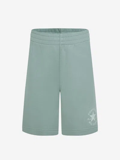 Converse Boys Aop T-shirt And Short Set In Green
