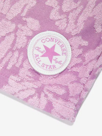 CONVERSE CONVERSE GIRLS FLORAL JACQUARD SHORTS 