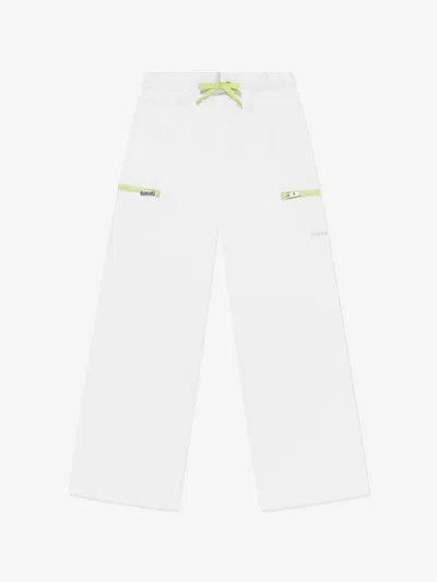 Converse Girls Utility Straight Leg Joggers In White