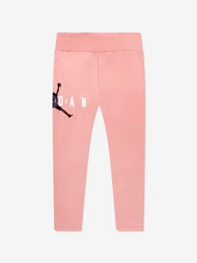 Jordan Girls Jumpman Sustainable Leggings In Red