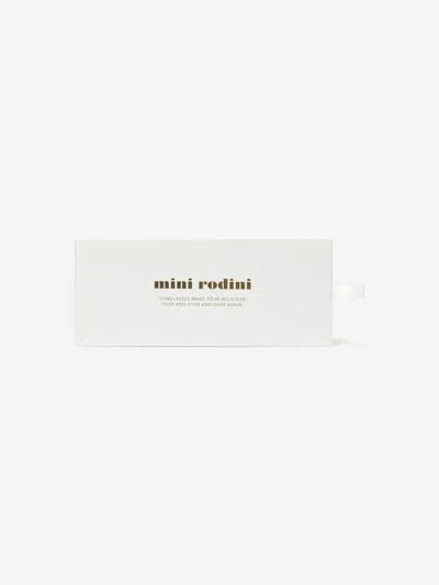 Mini Rodini Girls Round Sunglasses In Beige