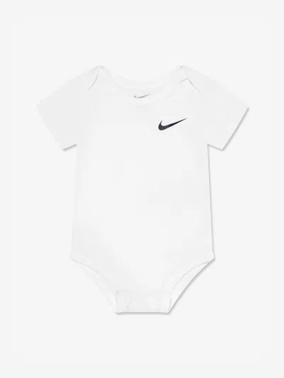 Nike Baby Girls 3 Pack Swoosh Bodysuit Set In Multicoloured
