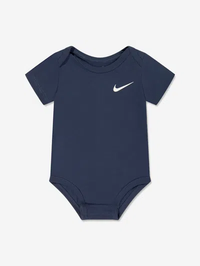 Nike Baby Girls 3 Pack Swoosh Bodysuit Set In Multicoloured