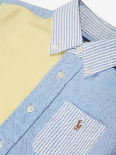 Polo Ralph Lauren Colour-block Cotton Shirt In Multicoloured