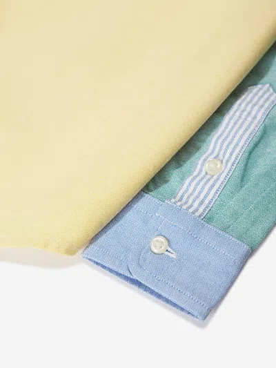 Polo Ralph Lauren Colour-block Cotton Shirt In Multicoloured