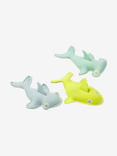 Sunnylife Kids Salty The Shark Set Of 3 Dive Buddies In Multicoloured