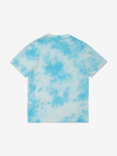 Dsquared2 T-shirt Mit Batikmuster In Blue