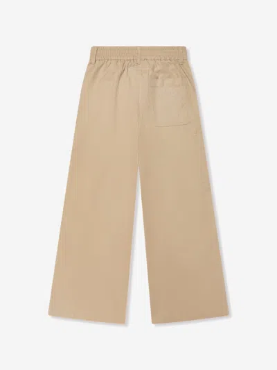Mm6 Maison Margiela Kids Culotte Trousers In Beige