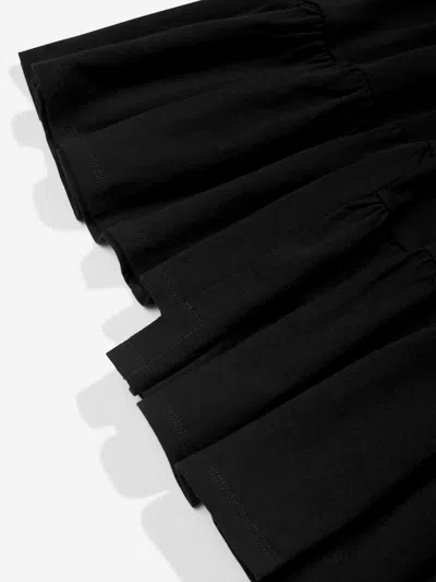 Mm6 Maison Margiela Girls Sleeveless Jersey Dress In Black