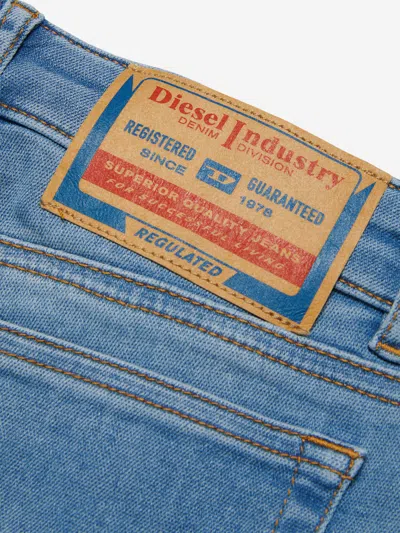 Diesel Girls Flared Jeans In Blue