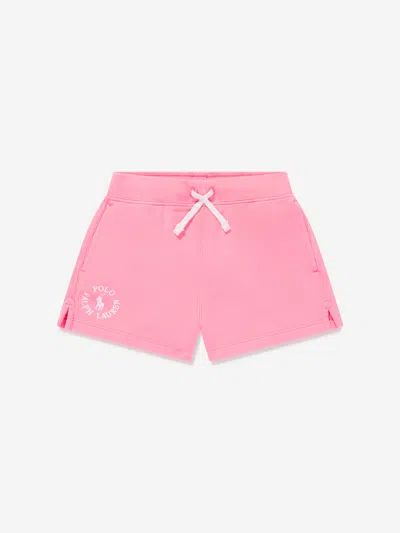 Polo Ralph Lauren Ralph Lauren Girls Logo Shorts In Pink