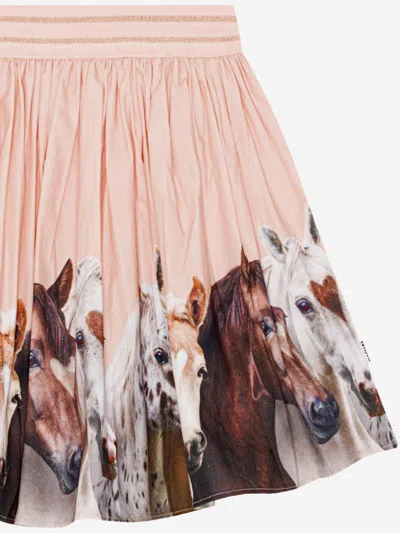 MOLO MOLO GIRLS HORSE PRINT SKIRT 