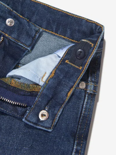 Marc Jacobs Boys Denim Bermuda Shorts In Blue