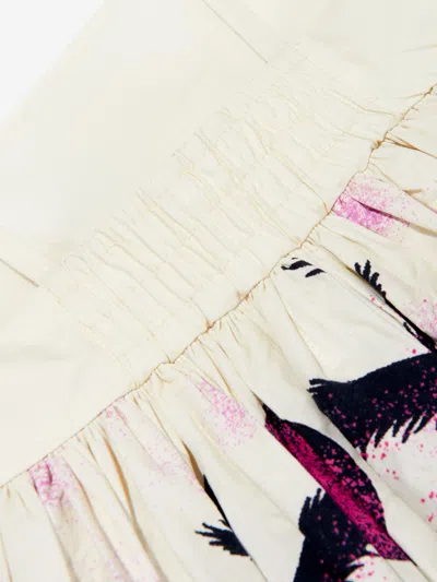 Molo Girls Twilight Island Print Dress In Multicoloured