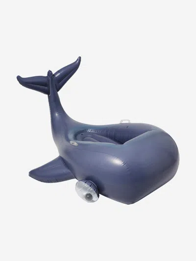 Sunnylife Kids Moby Dick Luxe Ride-on Float In Blue