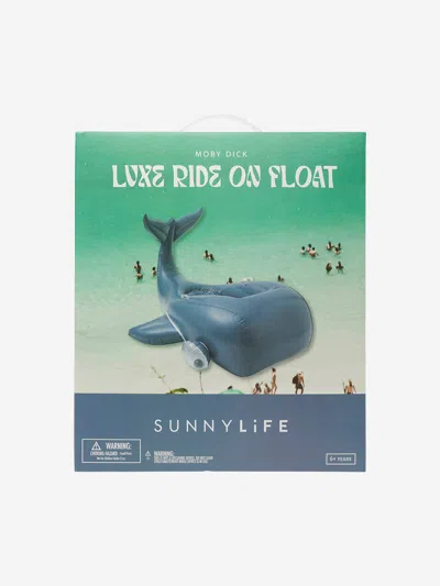 Sunnylife Kids Moby Dick Luxe Ride-on Float In Blue