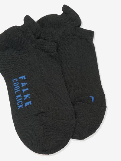 Falke Kids Cool Kick Trainer Socks In Black