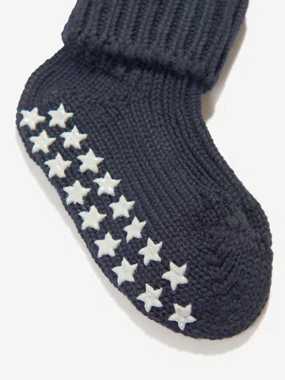Falke Baby Cotton Catspads House Socks In Blue