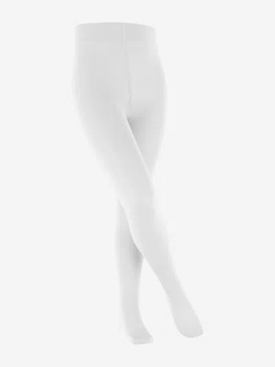 Falke Girls Cotton Touch Tights In White