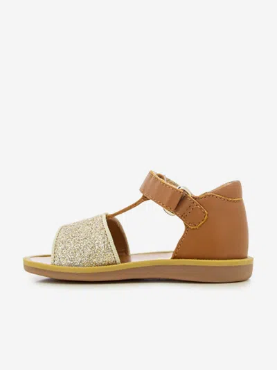 Pom D'api Touch-strap Leather Sandals In Brown