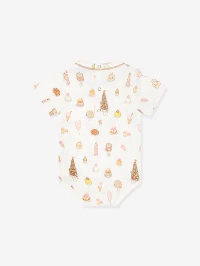 Atelier Choux Baby Classic Bodysuit In White