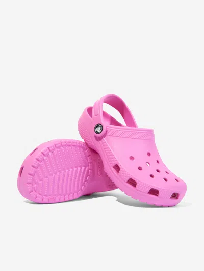 Crocs Kids' Classic Marbled Clog In Pink