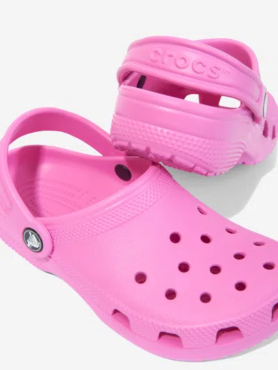 Crocs Kids' Classic Marbled Clog In Pink