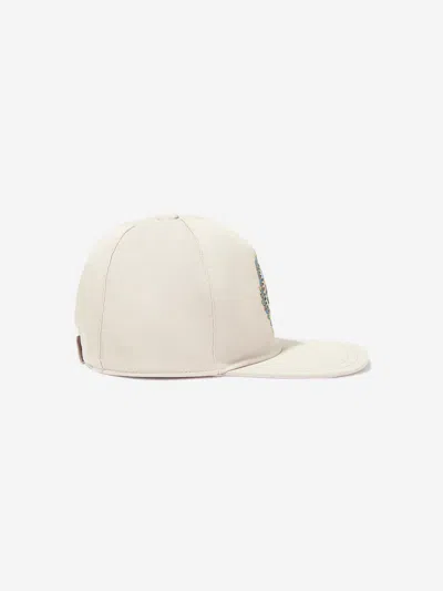 Etro Coat-of-arms-embroidery Hat In Beige