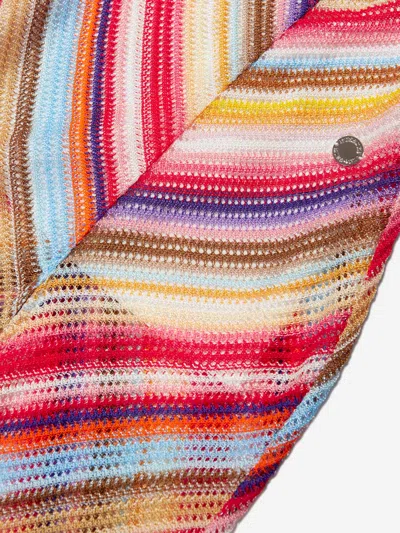 Missoni Panelled Zigzag-pattern Dress In Multicoloured
