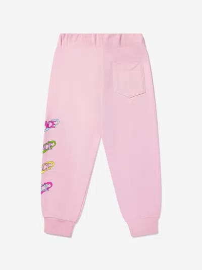 Versace Girls Safety Pin Joggers 10 Years Pink By Childsplay Clothing In Pink