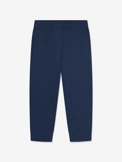 Roberto Cavalli Boys Logo Joggers In Blue