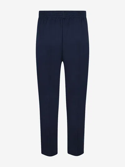 Zeco Schoolwear Boys School Full Elastic Pull Up Trousers In Blue