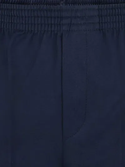 Zeco Schoolwear Boys School Full Elastic Pull Up Trousers In Blue