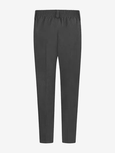 Zeco Schoolwear Boys School Slim Fit Trousers In Grey