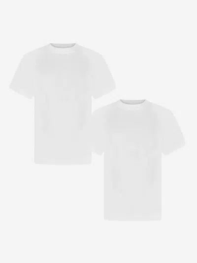 Zeco Schoolwear Kids School Crew Neck T-shirt In White