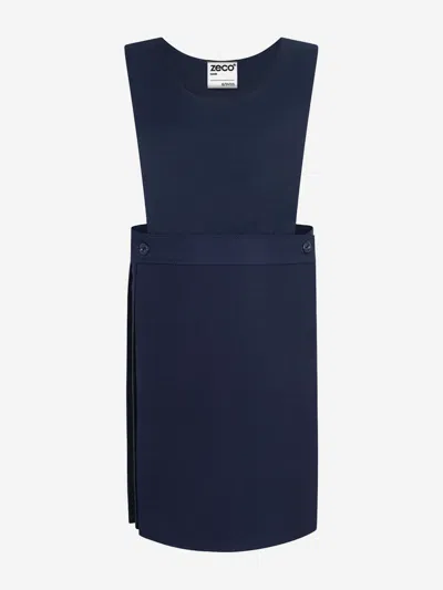 Zeco Schoolwear Girls School Pinafore Dress In Blue