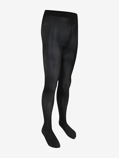 Zeco Schoolwear Girls School Opaque Tights In Black