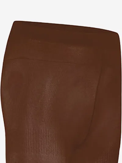 Zeco Schoolwear Girls School Opaque Tights In Brown