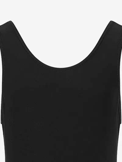 Zeco Schoolwear Girls School Elastane Swimming Costume In Black