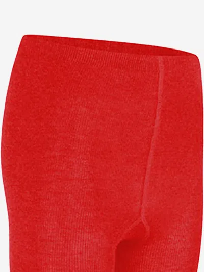 Zeco Schoolwear Girls School Cotton Tights In Red