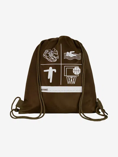 Zeco Schoolwear Kids School Premium Printed Pe Bag In Brown