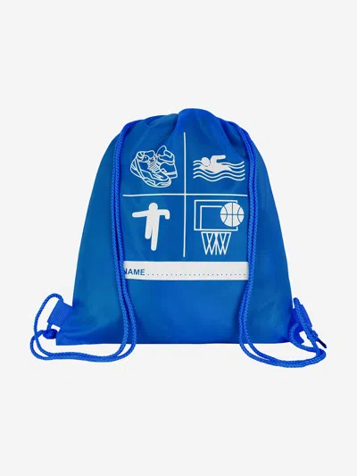 Shop Zeco Schoolwear Zeco Kids School Premium Printed Pe Bag In Blue