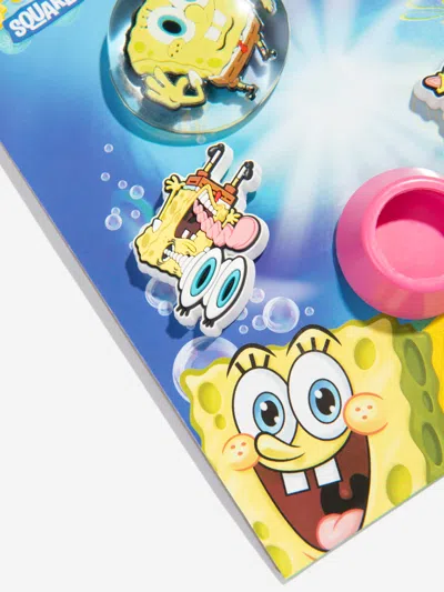 Crocs Kids Spongebob Bubble Jibbitz™ Charm 5 Pack In Multicoloured